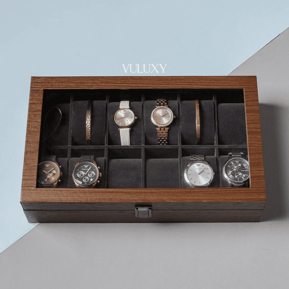 Coffret à Montres Luxe Noir