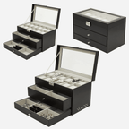 Grande Boîte de Présentation Pour Montres, Lunettes et Accessoires