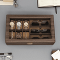 Boite à Montres et Lunettes En Bois