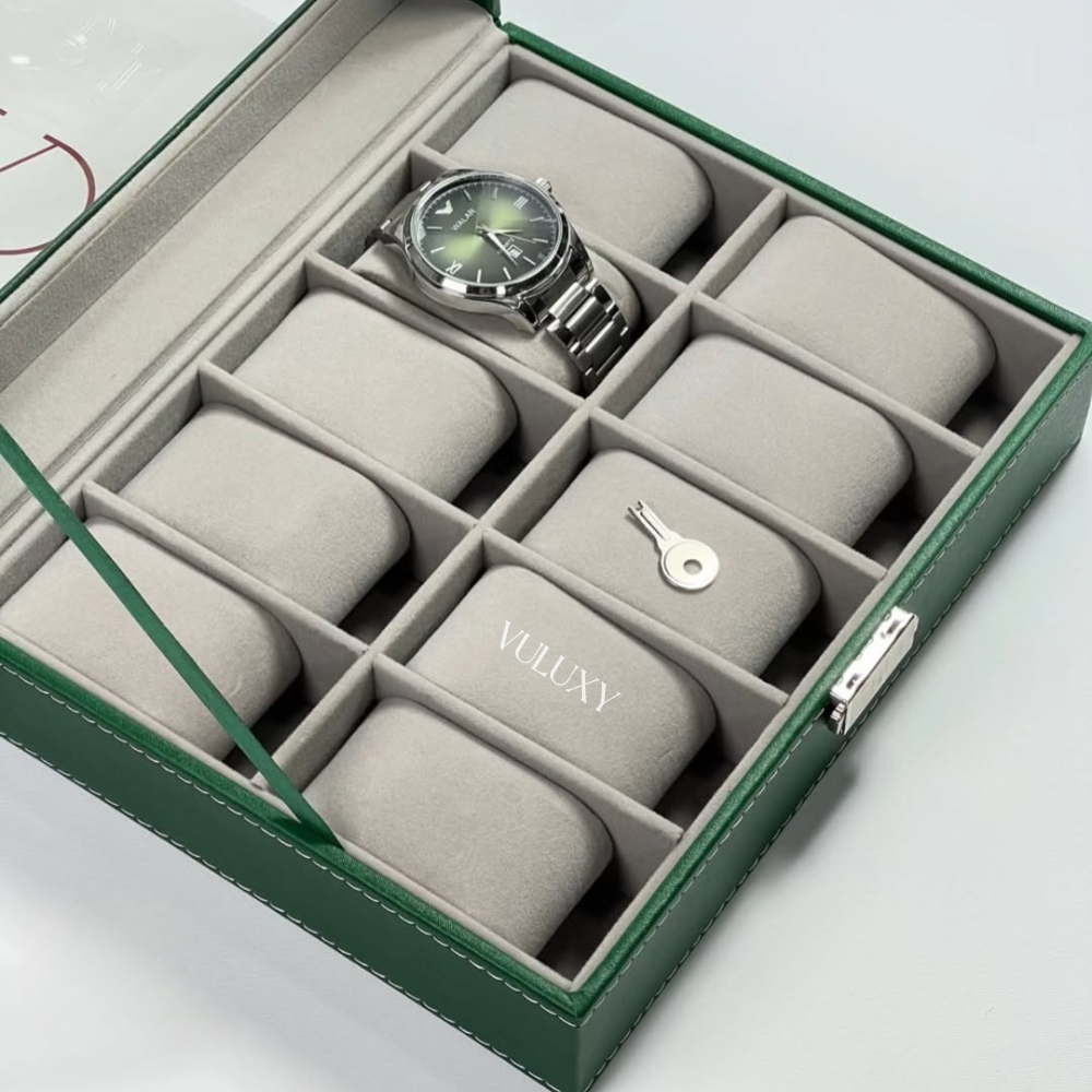 Watches Organizer Green