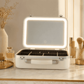 Makeup Bag En Inox - Miroir LED