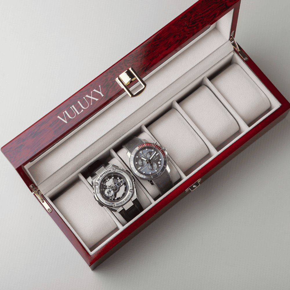 Coffret à Montres Luxe Rouge