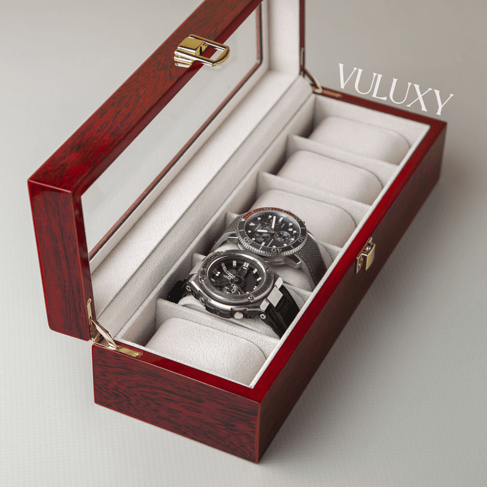 Coffret à Montres Luxe Rouge