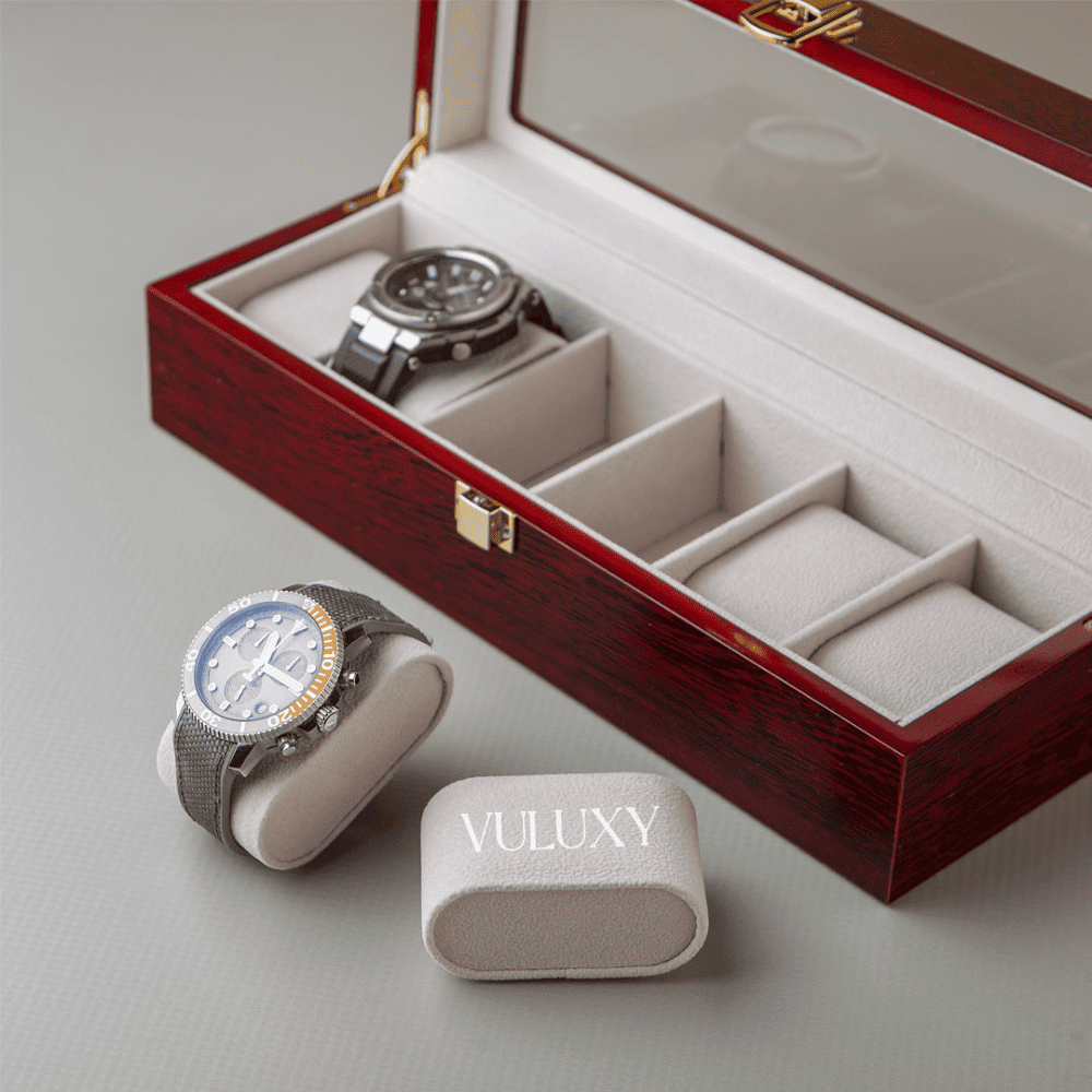 Coffret à Montres Luxe Rouge
