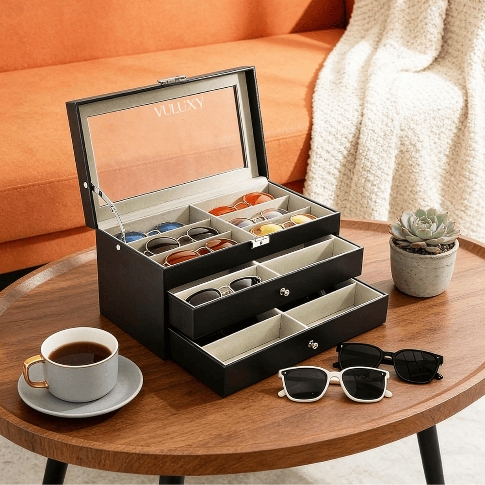 Organisateur de lunettes En Bois