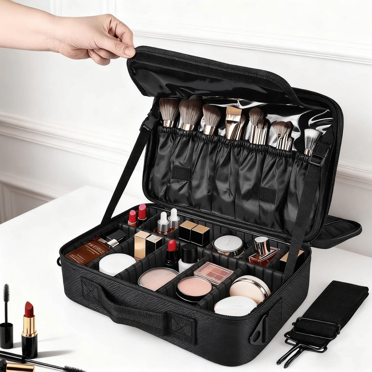 Trousse De Maquillage Grande Capacité