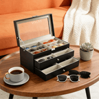 Boîte de Rangement Lunettes - 18 Places