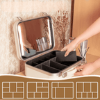 Makeup Bag En Inox - Miroir LED