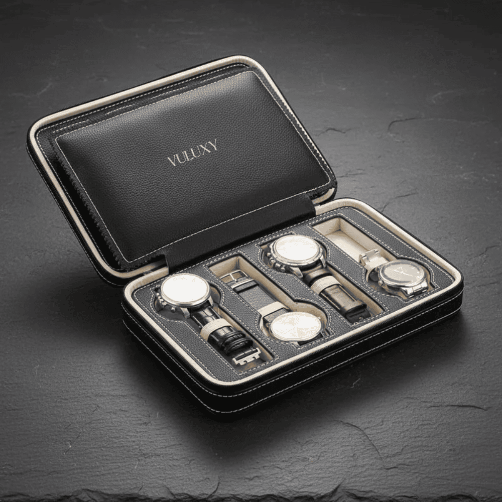 Coffret à Montres En Cuir