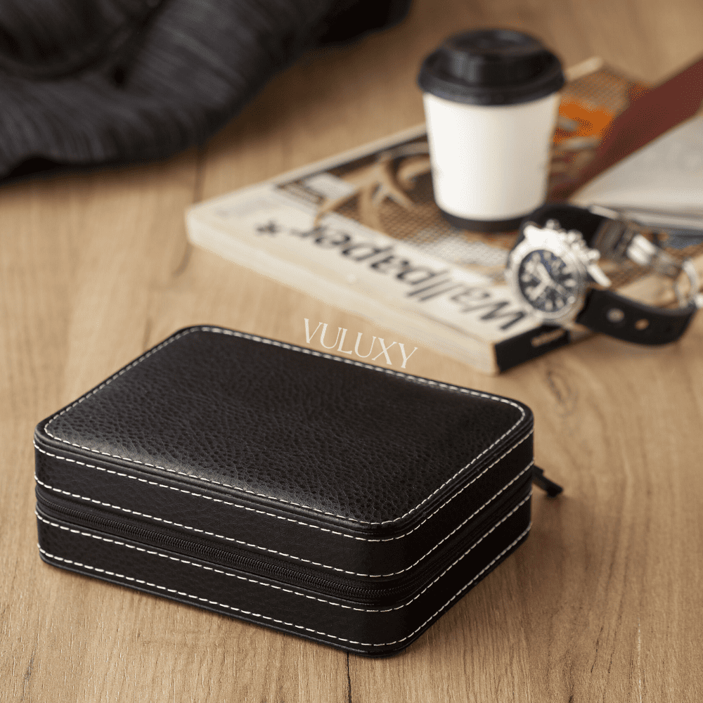 Coffret à Montres En Cuir