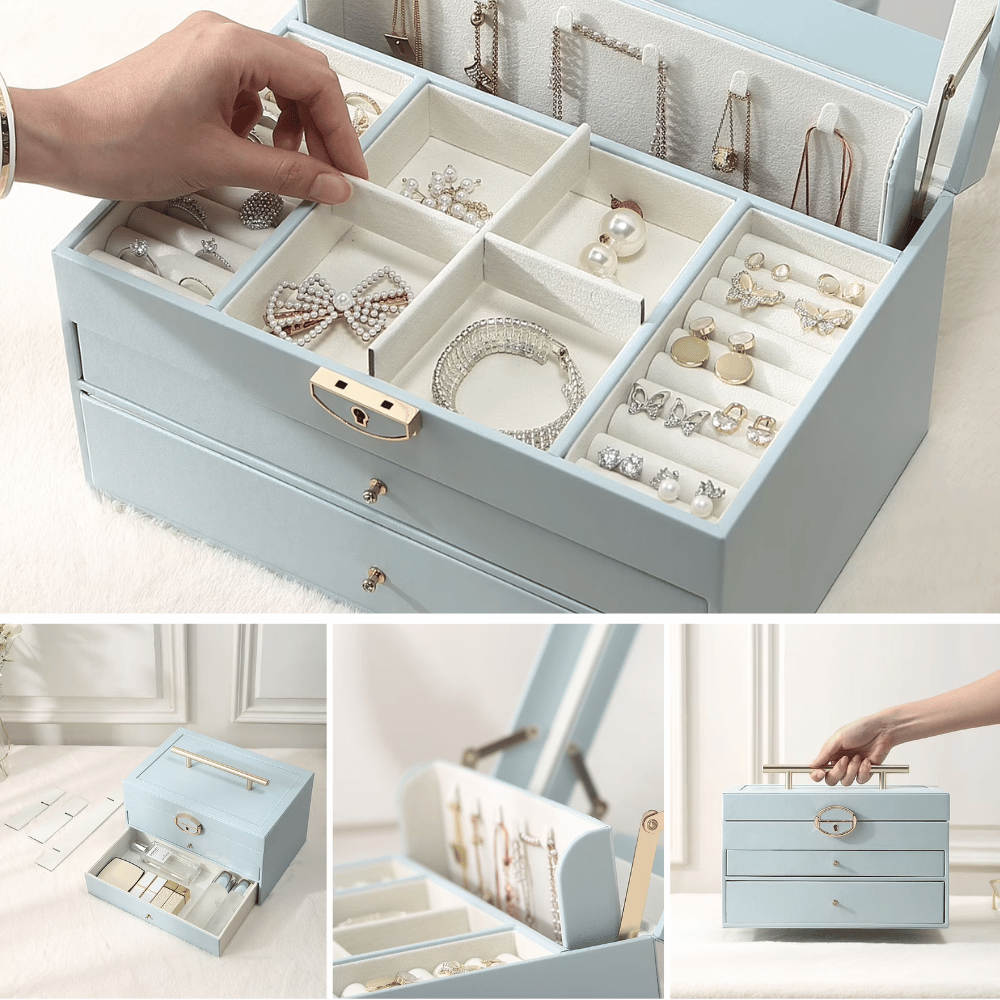 Grande Doîte De Rangement Pour Bijoux
