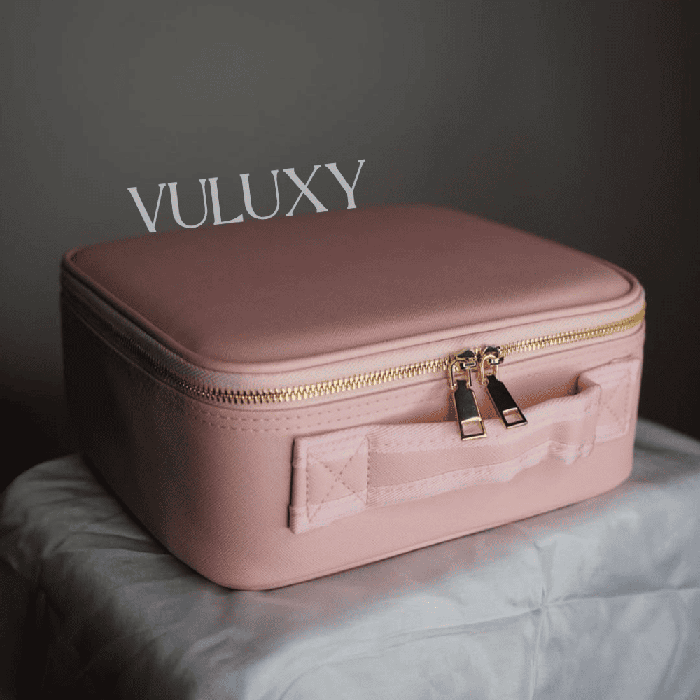 Makeup Bag With LED Mirror