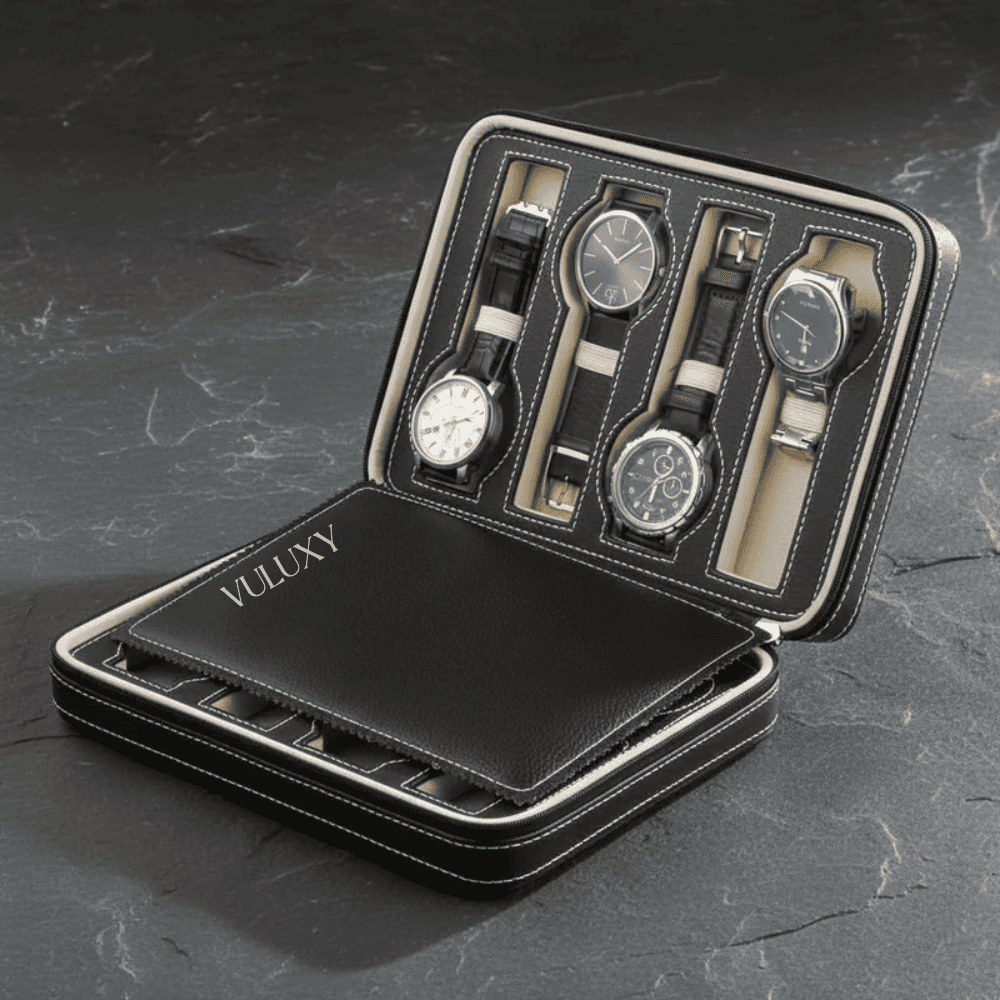 Coffret à Montres En Cuir