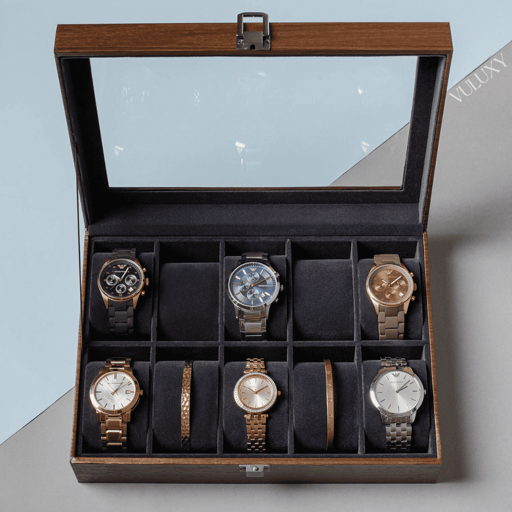Coffret à Montres Luxe Noir