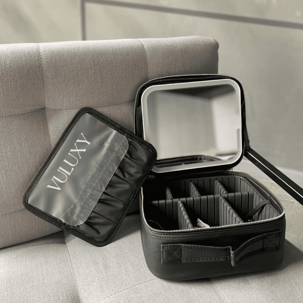 Makeup Bag With LED Mirror