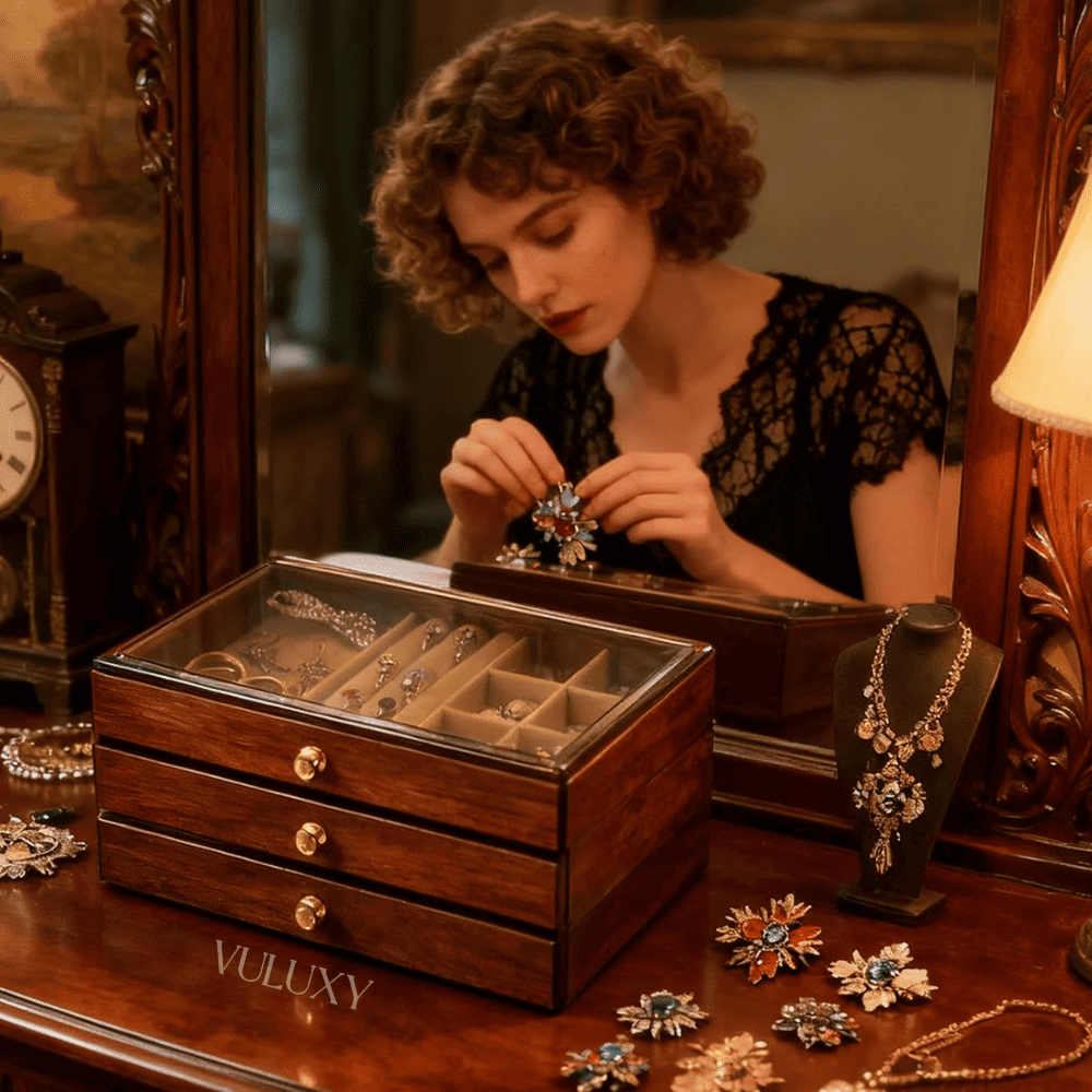 Boite à Bijoux En Bois