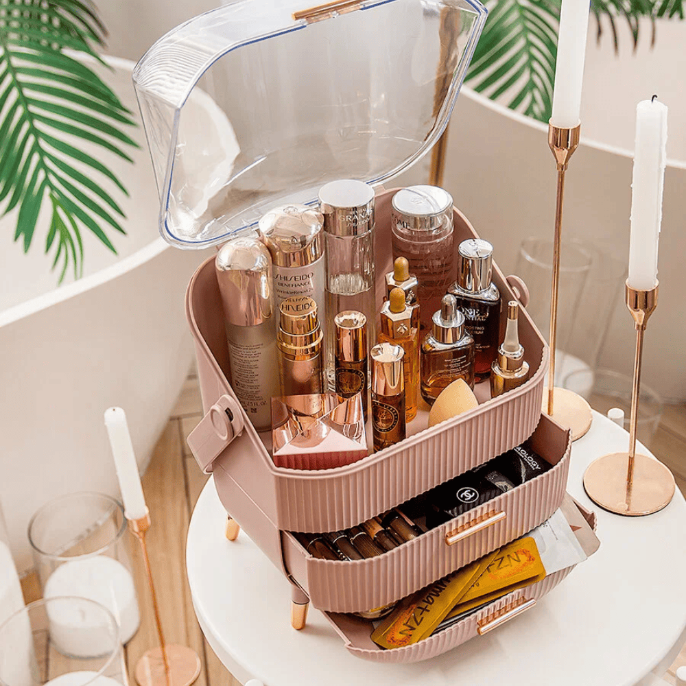 Organisateur de maquillage, idéal pour la coiffeuse de chambre