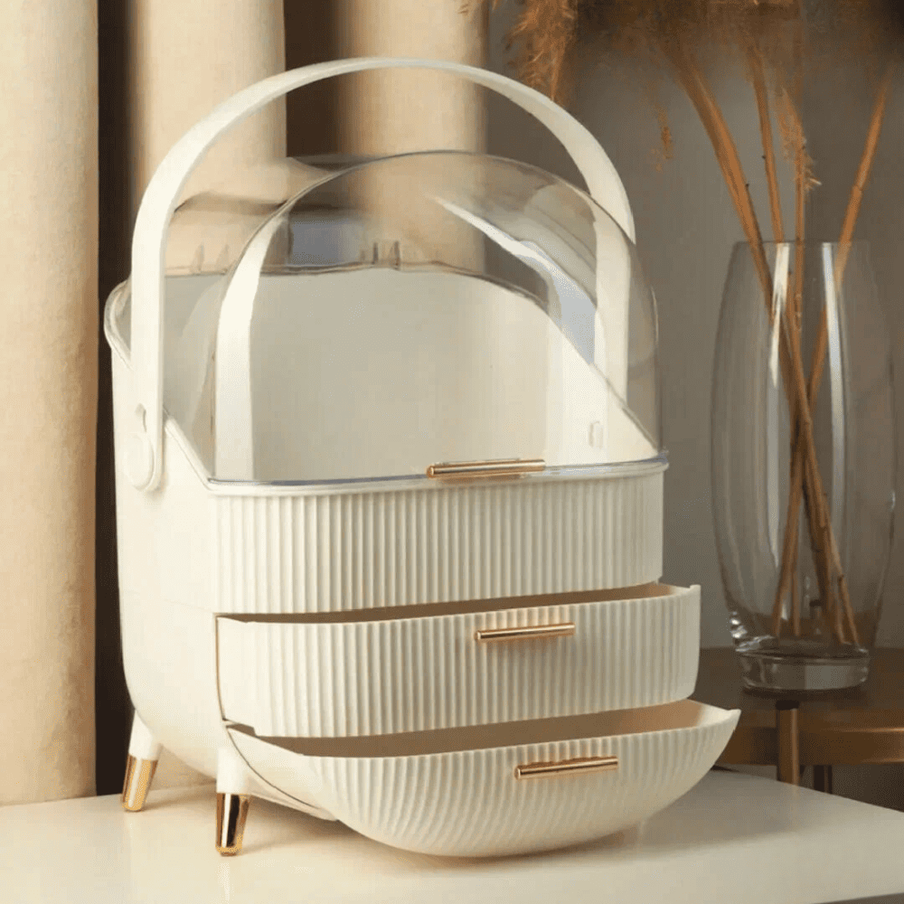 Organisateur de maquillage, idéal pour la coiffeuse de chambre