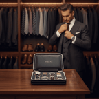 Coffret à Montres En Cuir