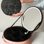 Makeup Bag Rond - Miroir LED