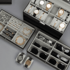 Grande Boîte de Présentation Pour Montres, Lunettes et Accessoires