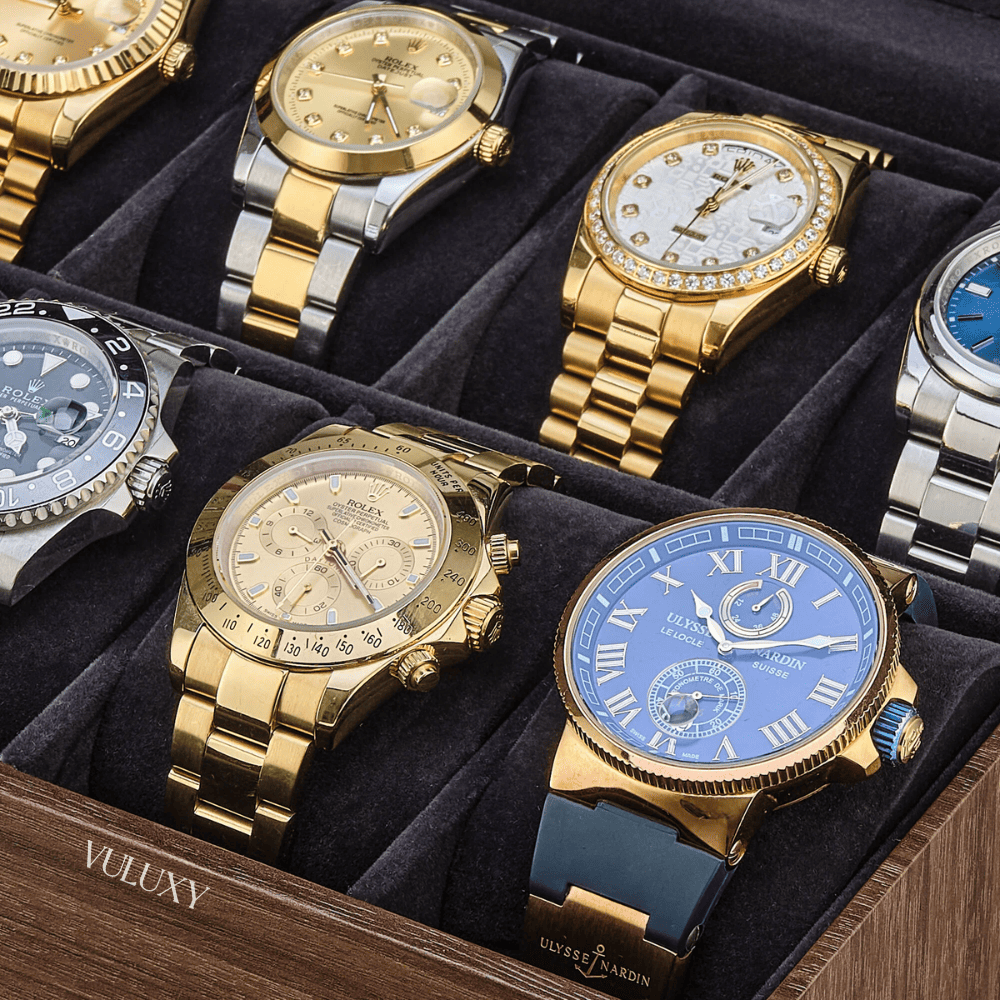 Coffret à Montres Luxe Noir