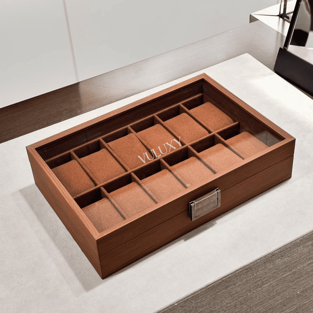 Coffret à Montres Luxe Marron