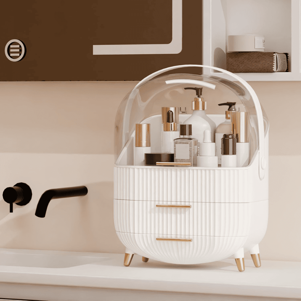 Organisateur de maquillage, idéal pour la coiffeuse de chambre