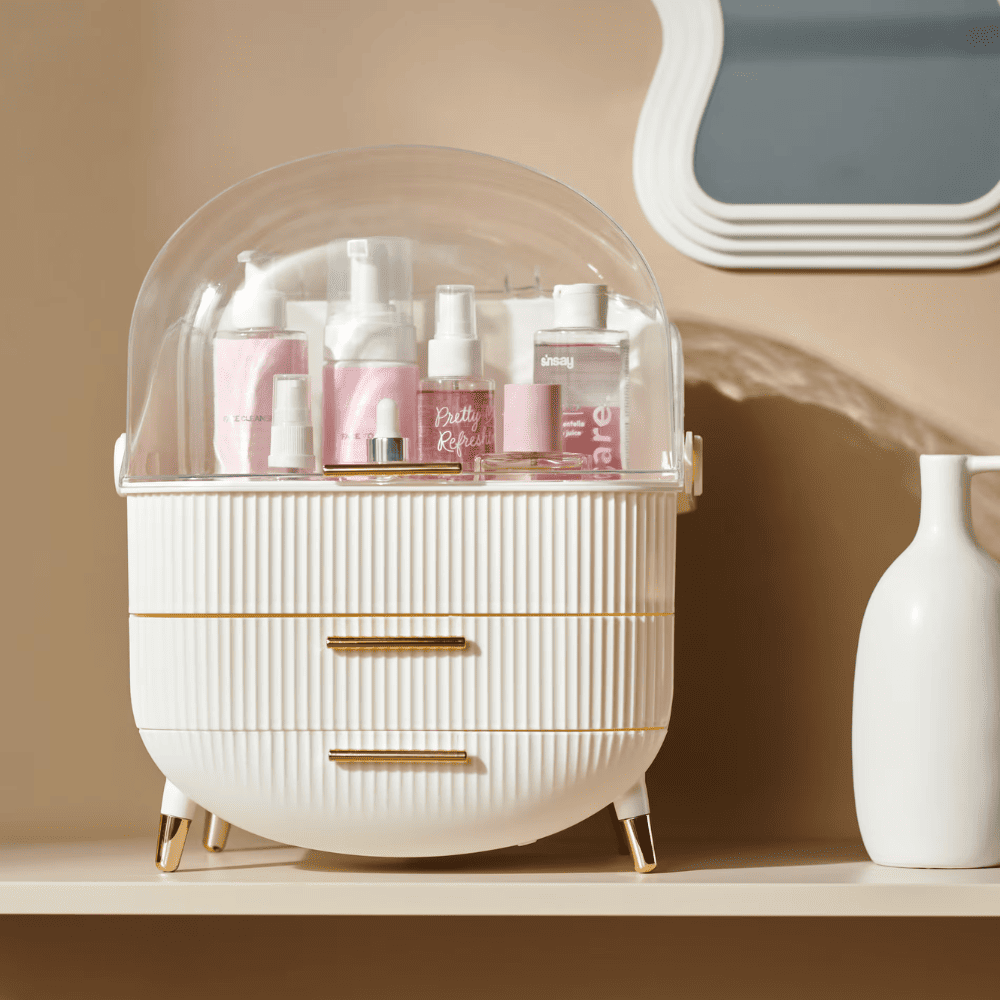 Organisateur de maquillage, idéal pour la coiffeuse de chambre