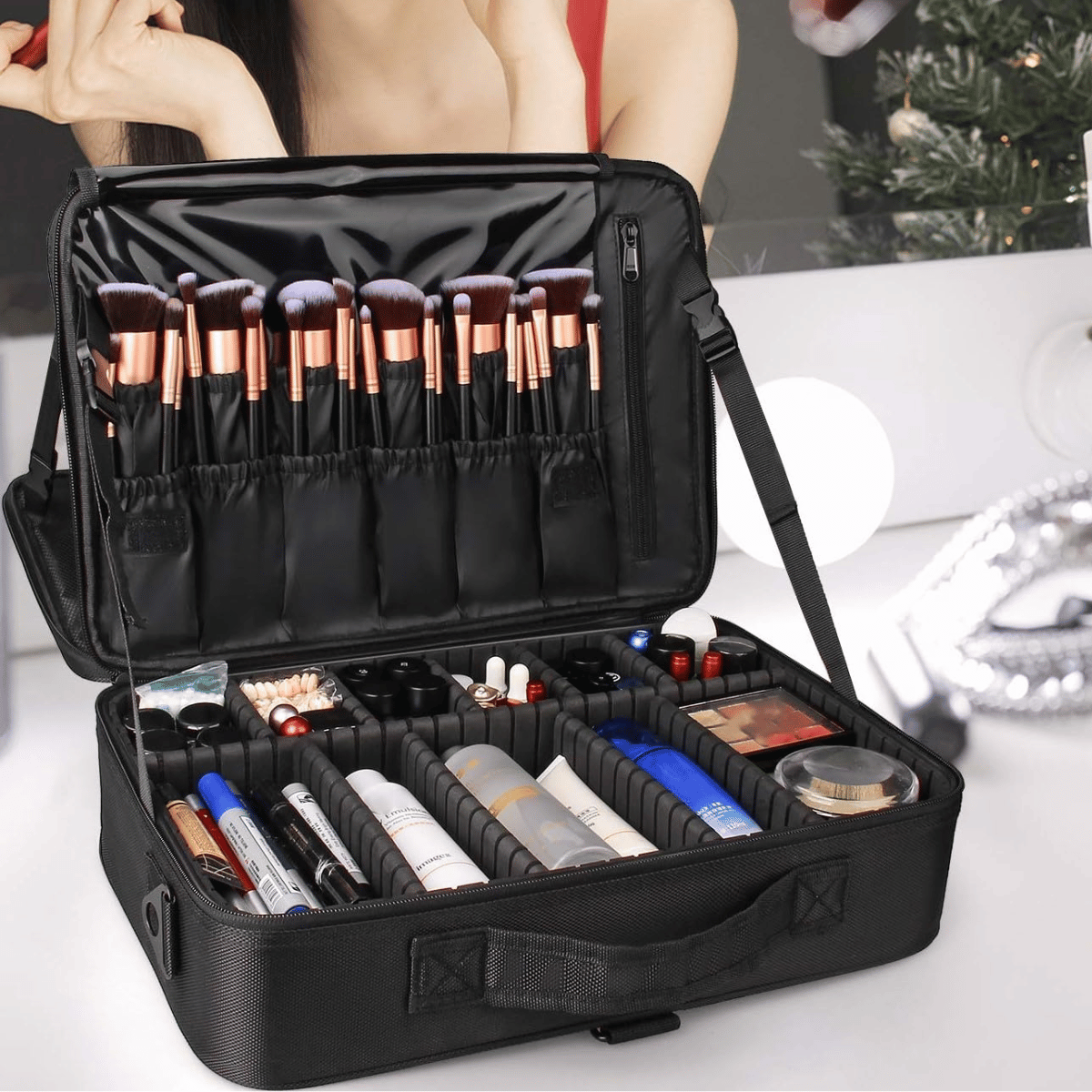 Trousse De Maquillage Grande Capacité