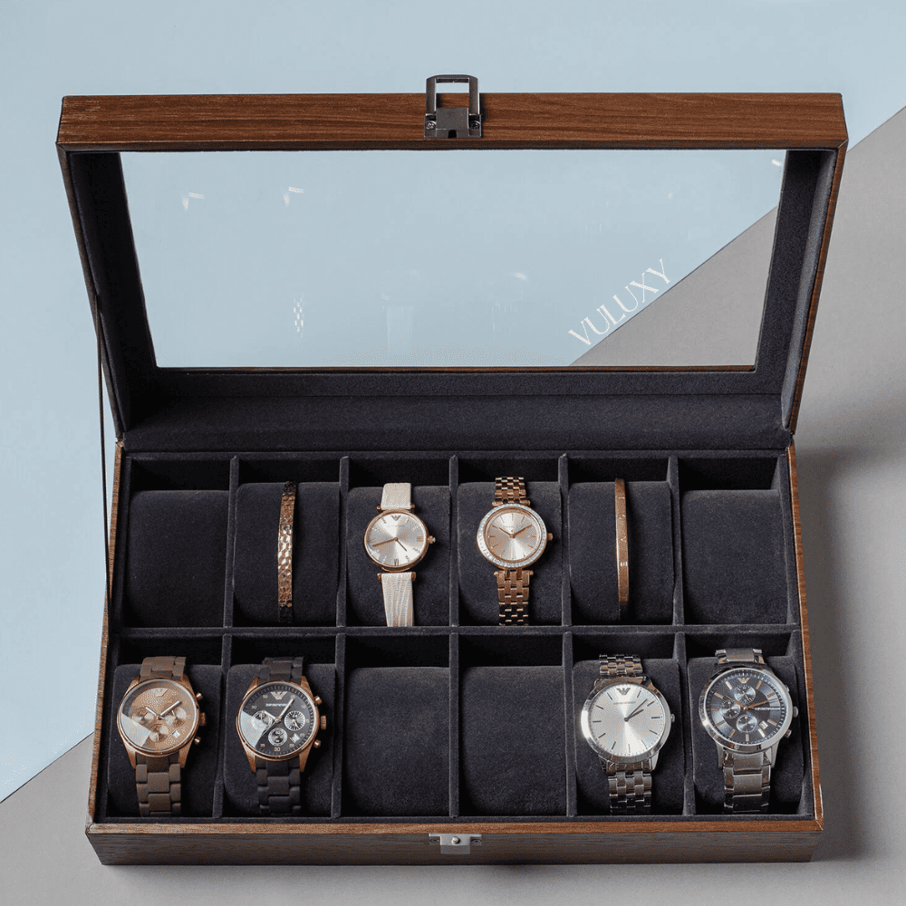 Coffret à Montres Luxe Noir