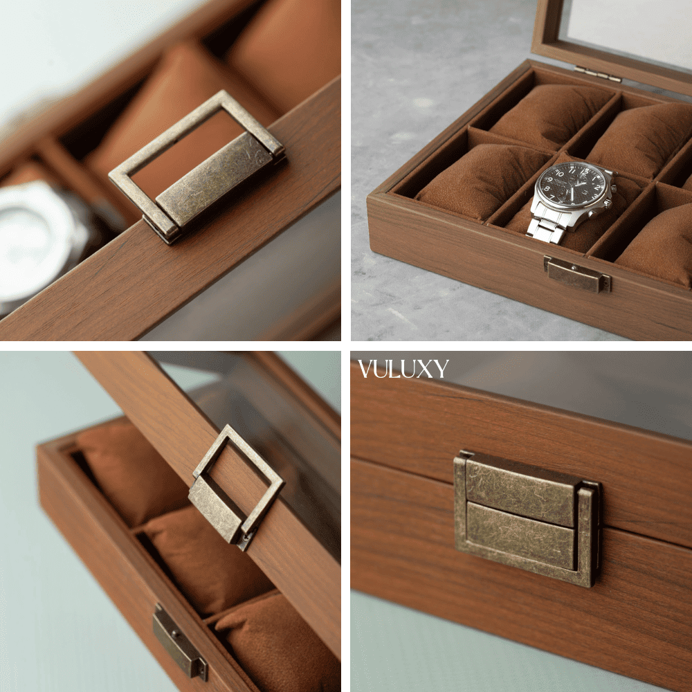 Boite à Montres Luxe En Bois