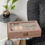 Boite à Montres et Lunettes En Bois