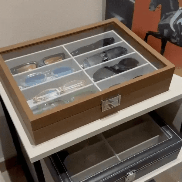 Organisateur de lunettes En Bois