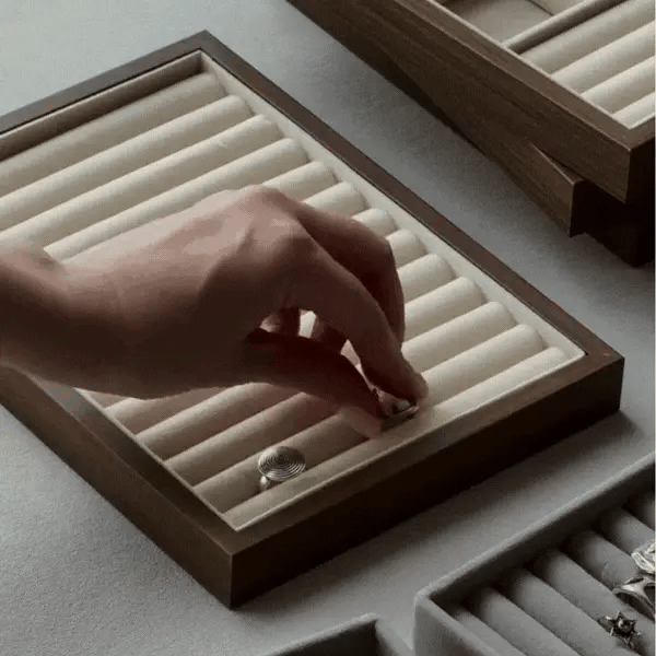 Plateaux à Bijoux De Tiroirs En Bois