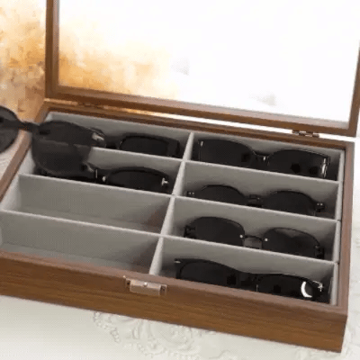 Organisateur de lunettes En Bois